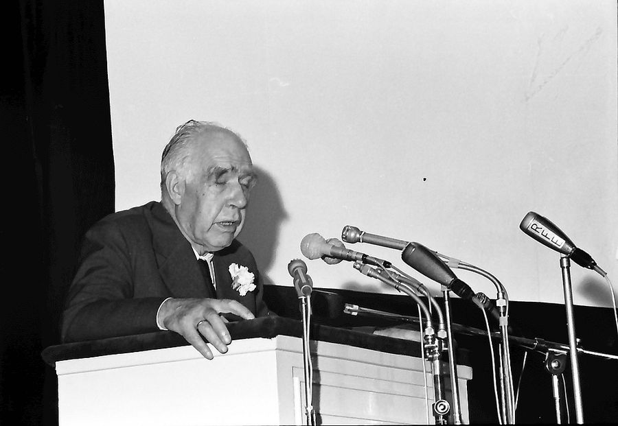 12. Tagung 1962 Physik; Eröffnung 25.6.1962- Nils Bohr - LABW - Staatsarchiv Freiburg W 134 Nr. 069588b