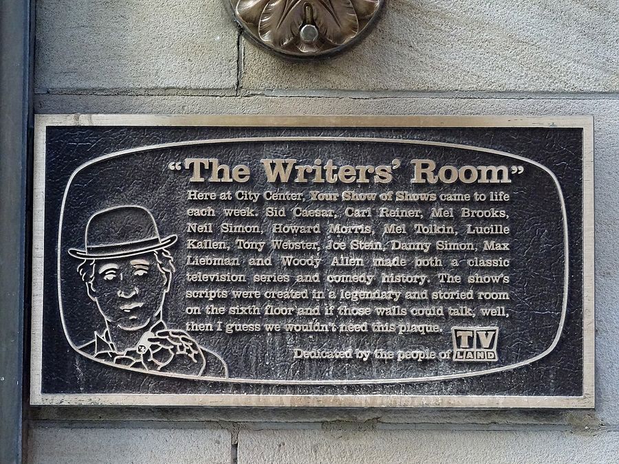 The Writers' Room plaque
