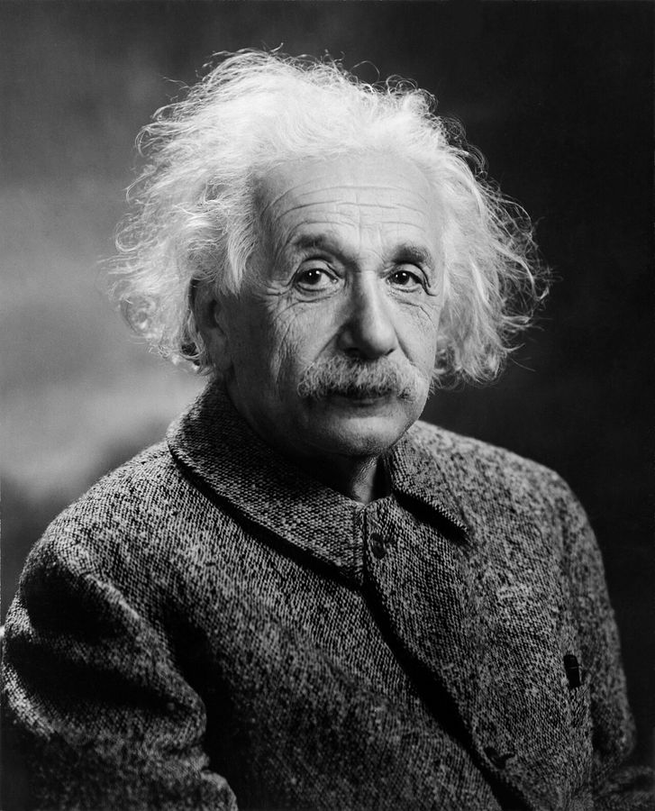 Albert Einstein Head cleaned