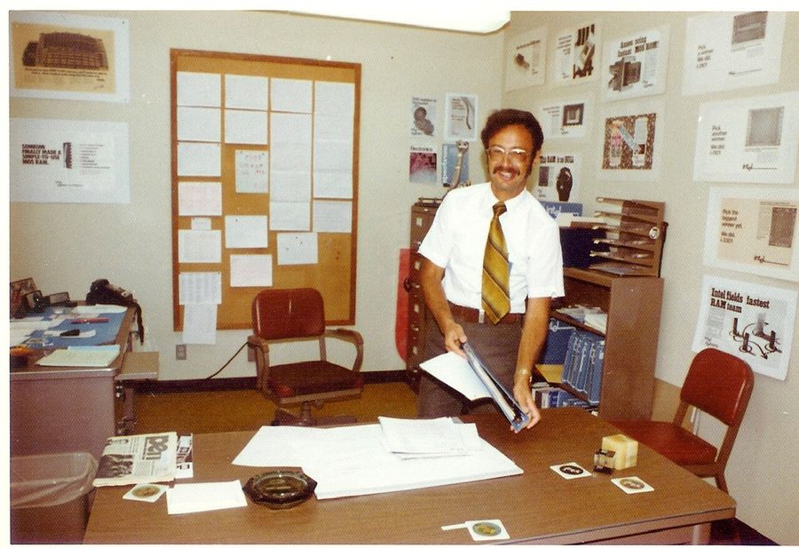 Andy Grove in His Office