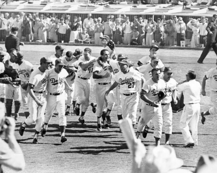 1963 World Series celebration - Dodgers sweep Yankees