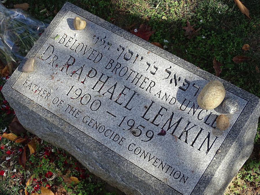 Gravestone of Raphael Lemkin - Father of Genocide Studies - Mount Hebron Cemetery - Queens - NY - USA - 02 (52490890457)