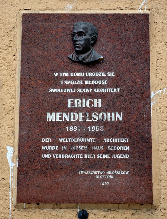 Allenstein Gedenktafel Erich Mendelsohn (2011)