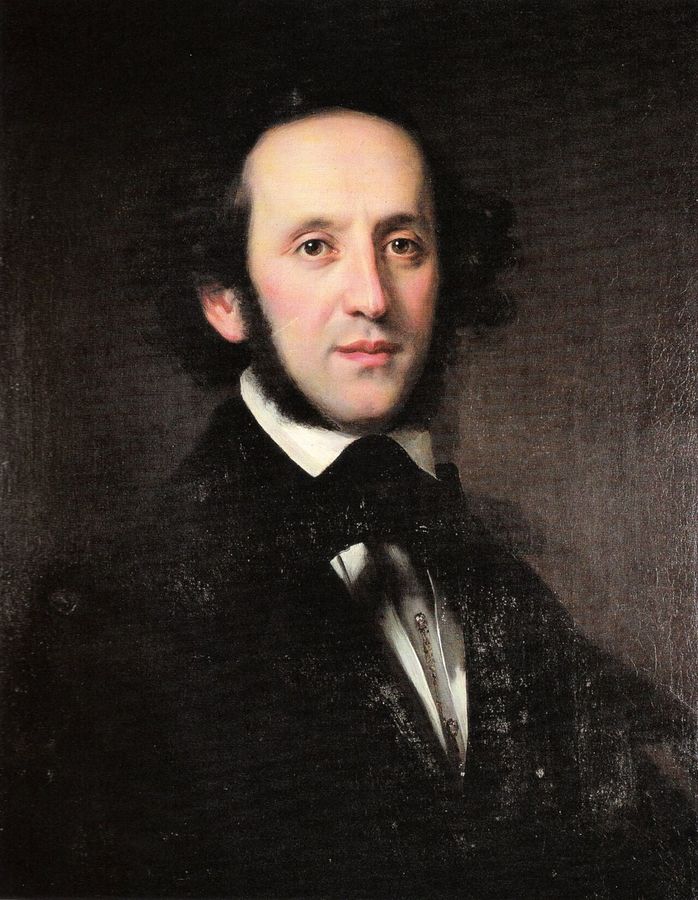 Felix Mendelssohn Bartholdy by Eduard Magnus (1833)