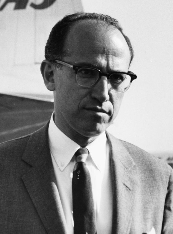 Jonas Salk candid