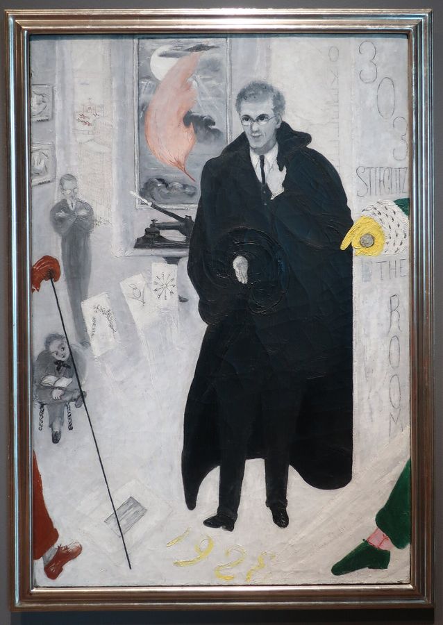 Portrait of Alfred Stieglitz by Florine Stettheimer, 1928, oil on canvas